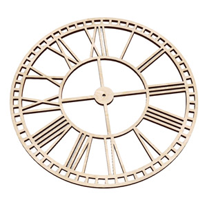 Часы из фанеры, основа для часов из дерева, купить, скачать, векторный макет, лазерная резка