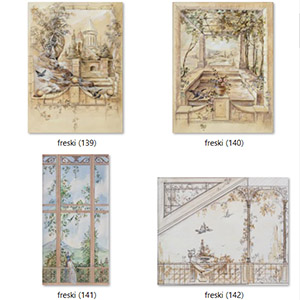 Фрески. Варианты печати 139-142